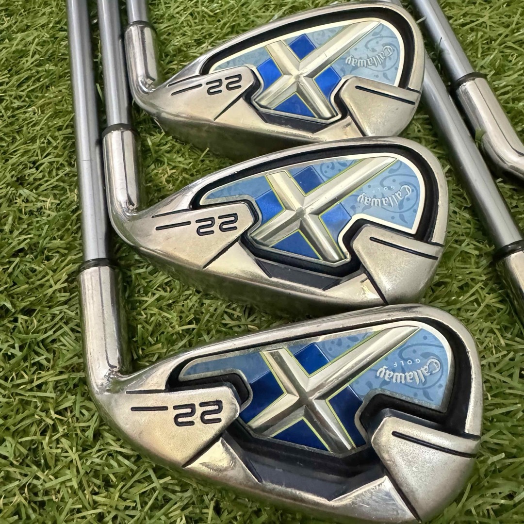 Callaway キャロウェイ X22 レディースアイアン5本セット L 右利き Callaway キャロウェイ X22 レディースアイアン5本セット L 右利き