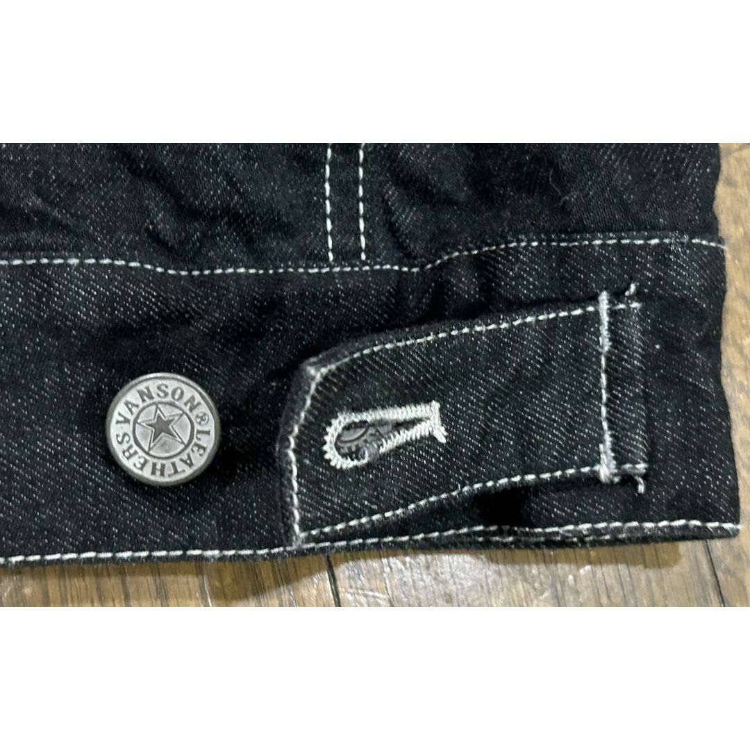 VANSON - *VANSON イーグル刺繍 デニム ベスト ノースリーブ VANSON - *VANSON イーグル刺繍 デニム ベスト ノースリーブ