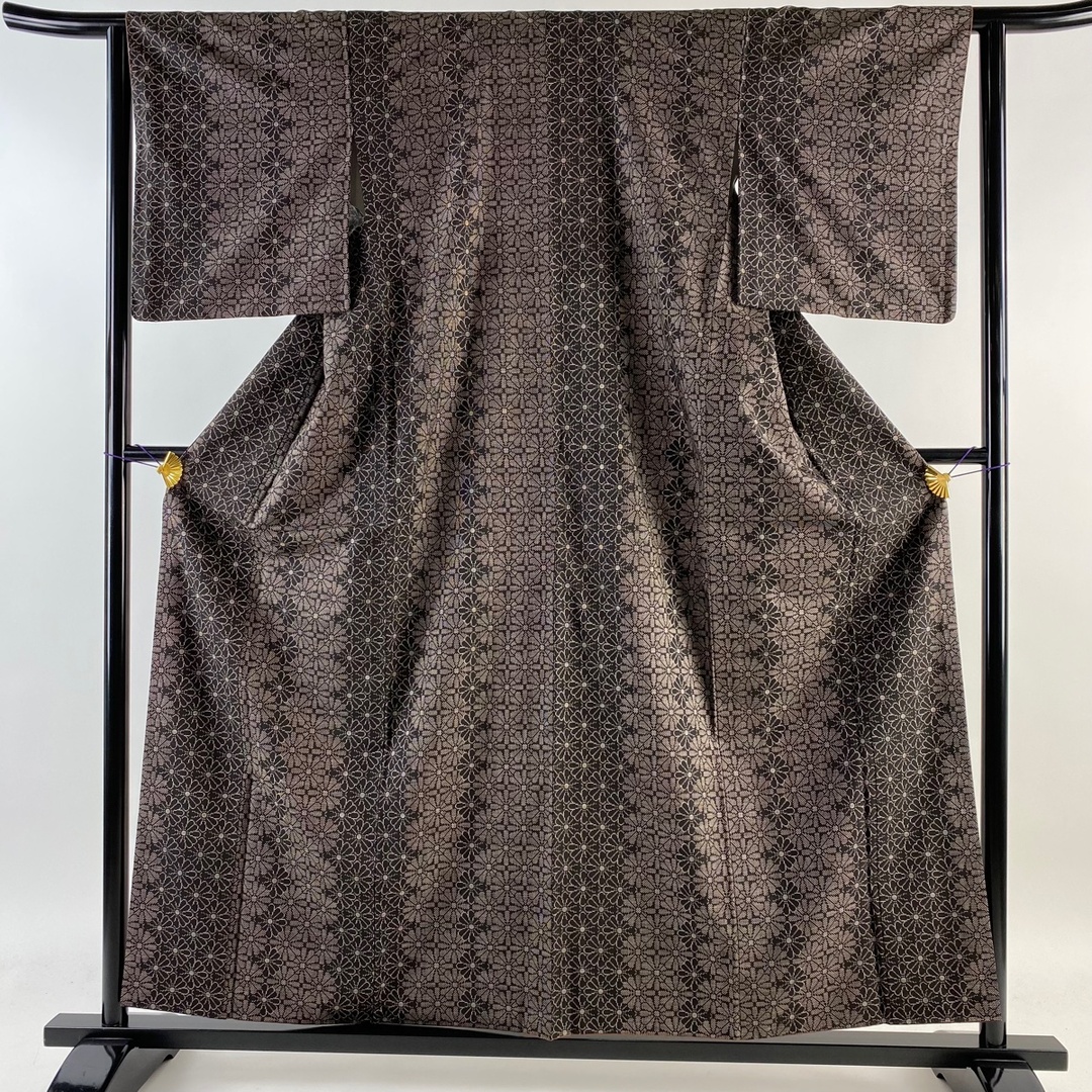紬 名品 158cm 63.5cm 正絹 紬 名品 158cm 63.5cm 正絹