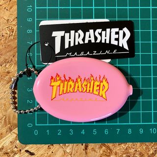 スラッシャー(THRASHER)のTHRASHER スラッシャー ラバー コインケース 小銭入れ ピンク(コインケース/小銭入れ)