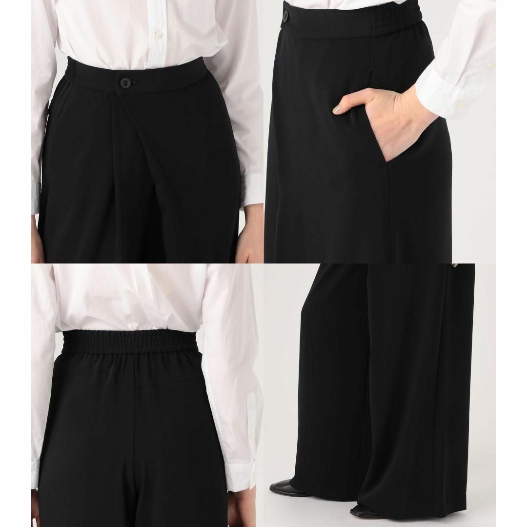 HYKE - 1 HYKE SATIN WIDE LEG PANTS サテンワイドレッグパンツ HYKE - 1 HYKE SATIN WIDE LEG PANTS サテンワイドレッグパンツ