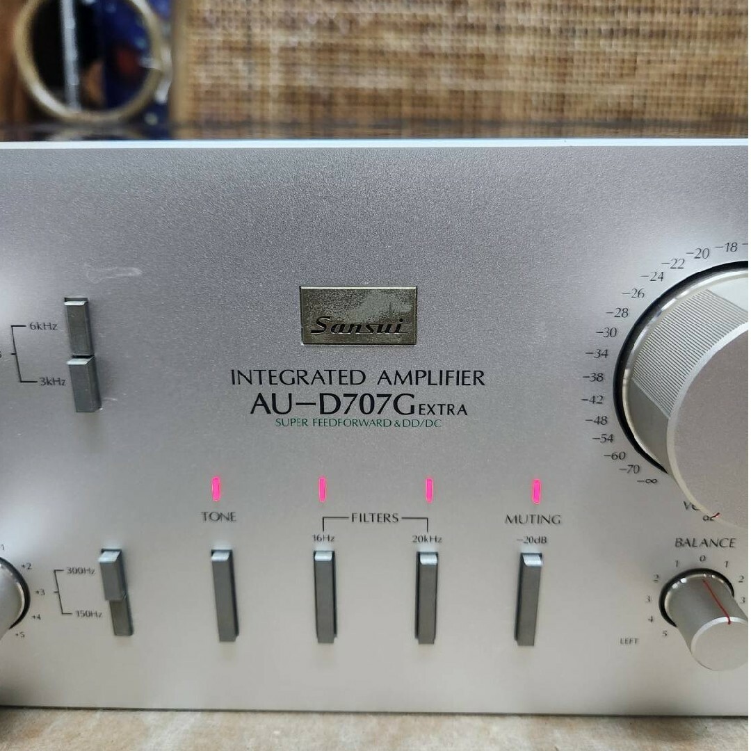 絶品!整備済完動美品!山水高級プリメインアンプAU-D707F EXTRA 絶品!整備済完動美品!山水高級プリメインアンプAU-D707F EXTRA