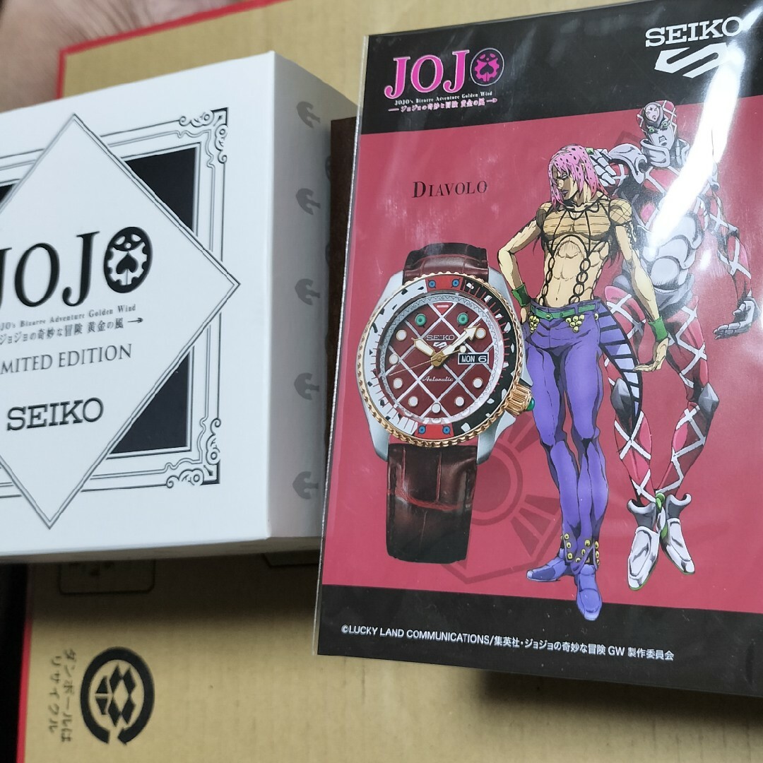 SEIKO - SBSA034 ジョジョ ディアボロモデルの通販 by じいさん SEIKO - SBSA034 ジョジョ ディアボロモデルの通販 by じいさん