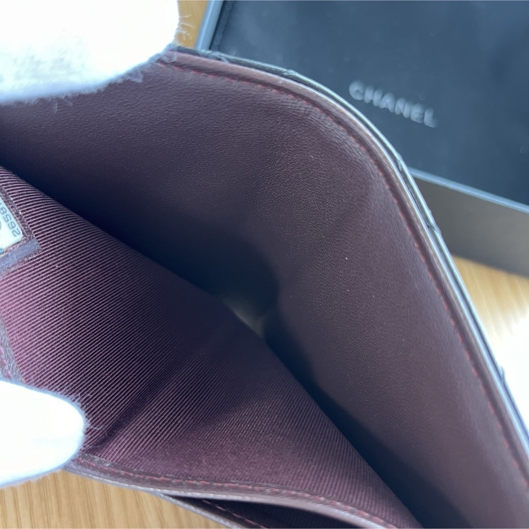 CHANEL - シャネル♡コンパクトウォレット 三つ折り財布 黒の CHANEL - シャネル♡コンパクトウォレット 三つ折り財布 黒の
