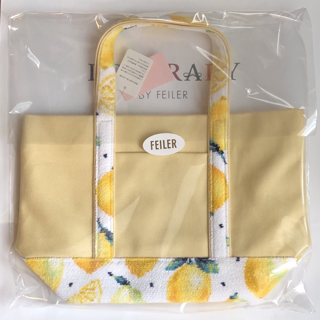 フェイラー ちいかわ うさぎ レモンドット 刺繍トートバッグ フェイラー ちいかわ うさぎ レモンドット 刺繍トートバッグ