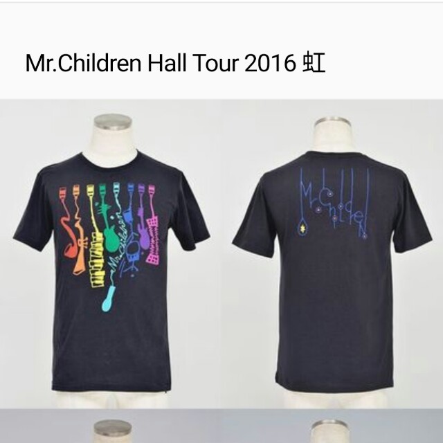 Mr Children ホールツアー 虹 16公式tシャツ ブラックｘｓの通販 By Konami S Shop ラクマ