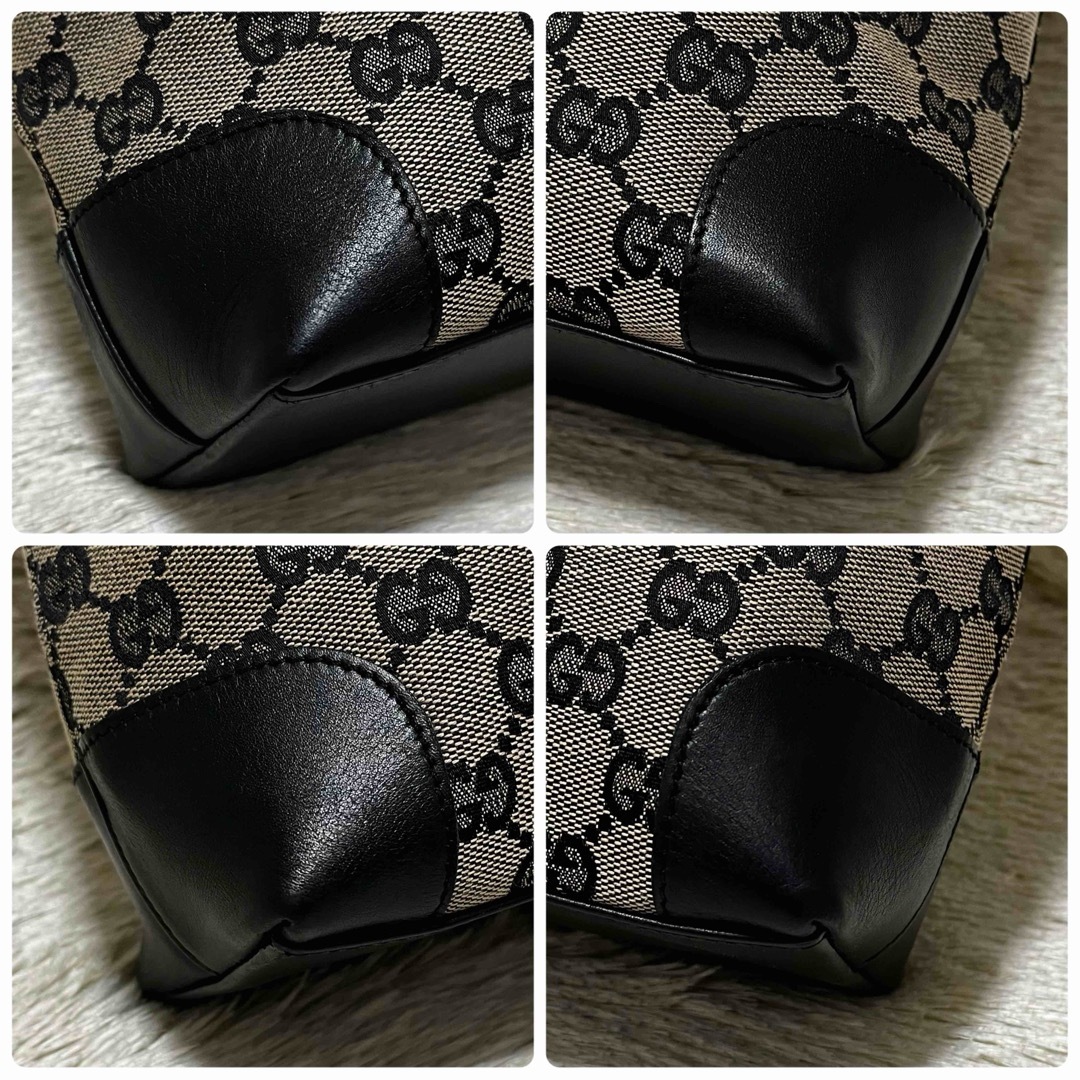 824✨美品✨グッチ トートバッグ GGキャンバス レザー A4収納 824✨美品✨グッチ トートバッグ GGキャンバス レザー A4収納