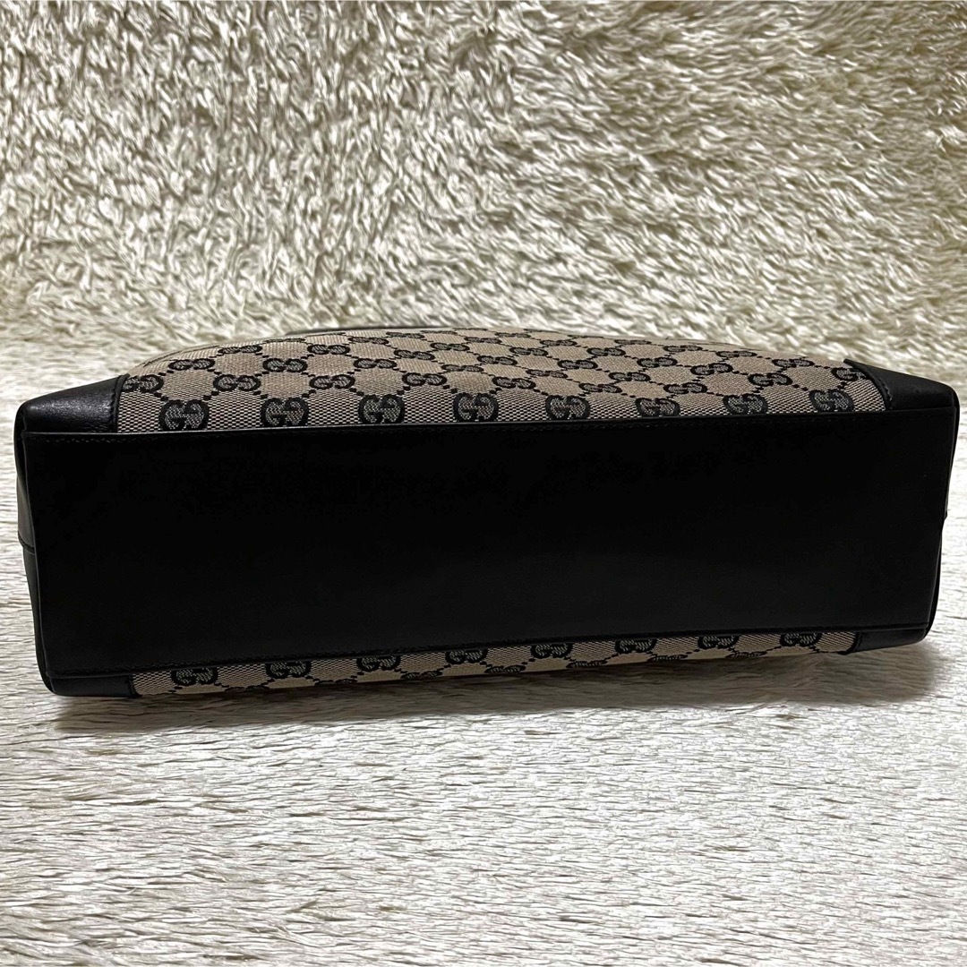 824✨美品✨グッチ トートバッグ GGキャンバス レザー A4収納 824✨美品✨グッチ トートバッグ GGキャンバス レザー A4収納