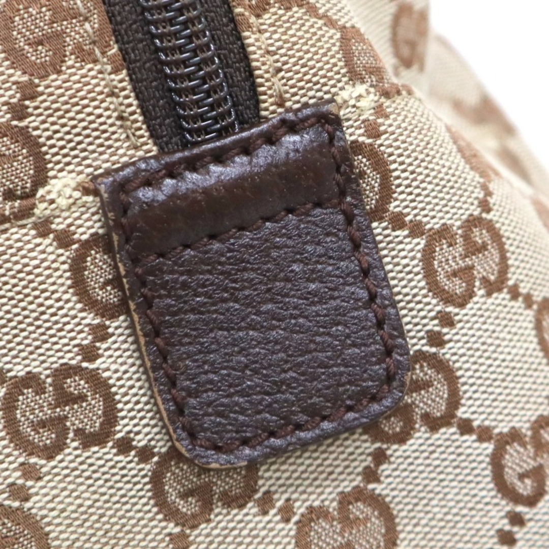 GUCCI - 【GUCCI】グッチ ボストンバッグ GGキャンバス×レザー GUCCI - 【GUCCI】グッチ ボストンバッグ GGキャンバス×レザー