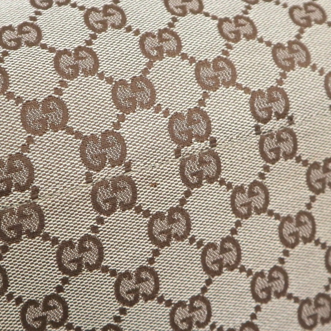 GUCCI - 【GUCCI】グッチ ボストンバッグ GGキャンバス×レザー GUCCI - 【GUCCI】グッチ ボストンバッグ GGキャンバス×レザー