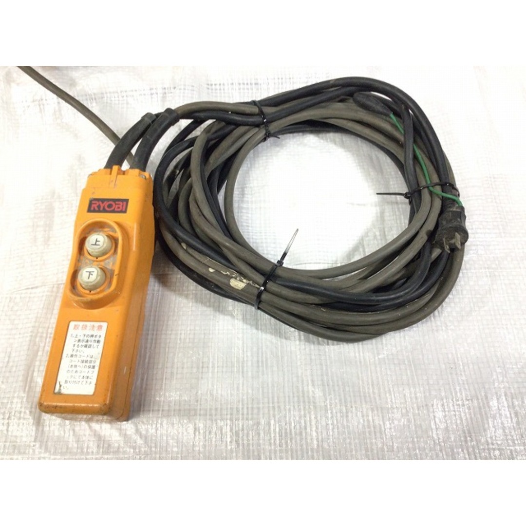RYOBI - ☆中古品☆ RYOBI リョービ 100V 小型ウィンチ WI-61C RYOBI - ☆中古品☆ RYOBI リョービ 100V 小型ウィンチ WI-61C