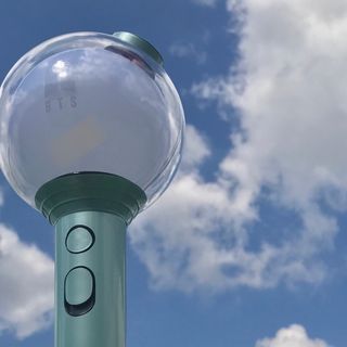 送料込み BTS アミボムステッカー クローム ミントカラー New Ver(アイドルグッズ)
