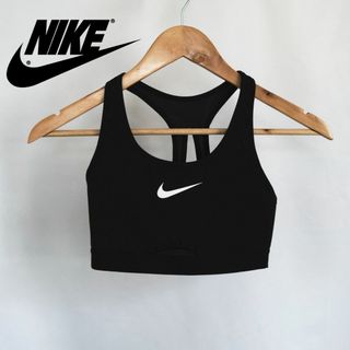 ナイキ(NIKE)の[39] NIKE ナイキ スポーツブラ トップス 吸汗 ブラック 黒 XS(ブラ)