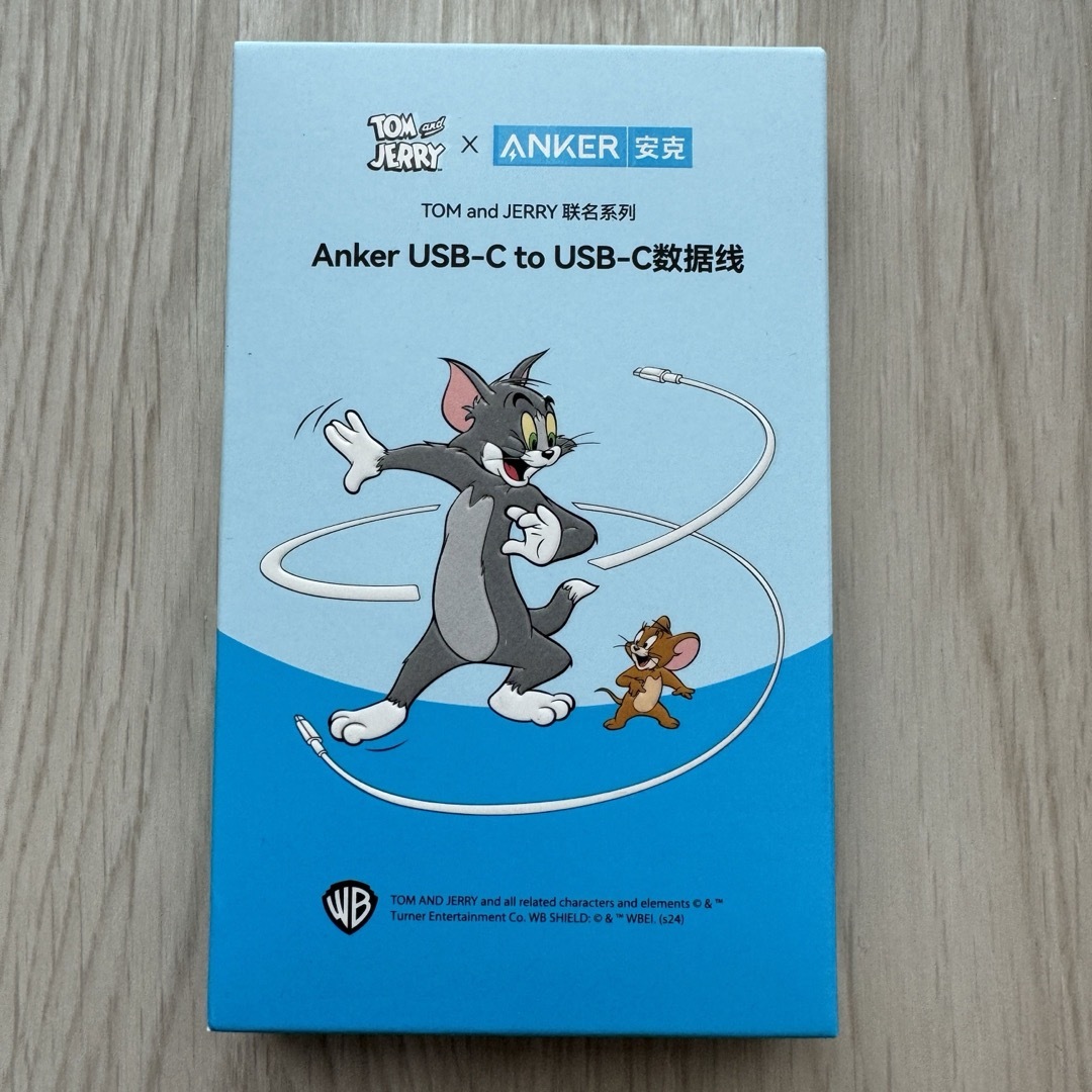 Anker(アンカー)のAnker 310 USB-C ケーブル 1.8m トムとジェリーコラボ スマホ/家電/カメラのスマホアクセサリー(その他)の商品写真