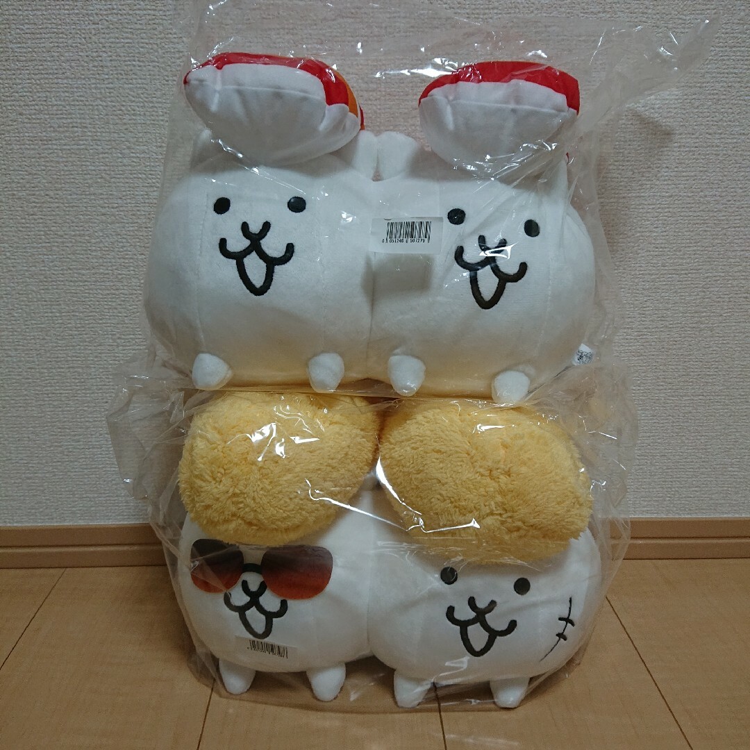 にゃんこ大戦争GBぬいぐるみ8 ねこ寿司 ねこリーゼント エンタメ/ホビーのおもちゃ/ぬいぐるみ(ぬいぐるみ)の商品写真