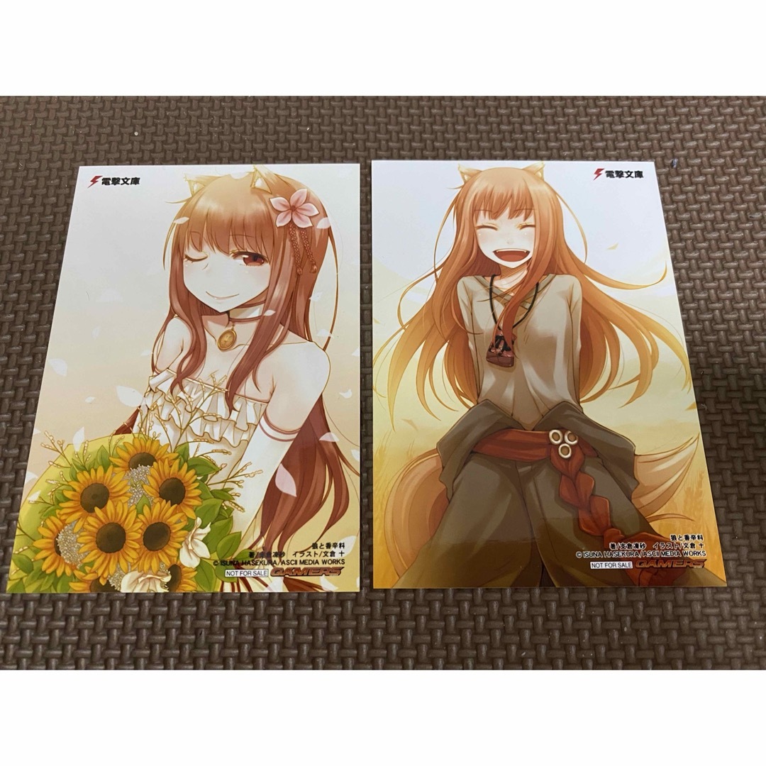 狼と香辛料 16巻 17巻 販売当時 ゲーマーズ 特典 ブロマイド 狼と香辛料 16巻 17巻 販売当時 ゲーマーズ 特典 ブロマイド