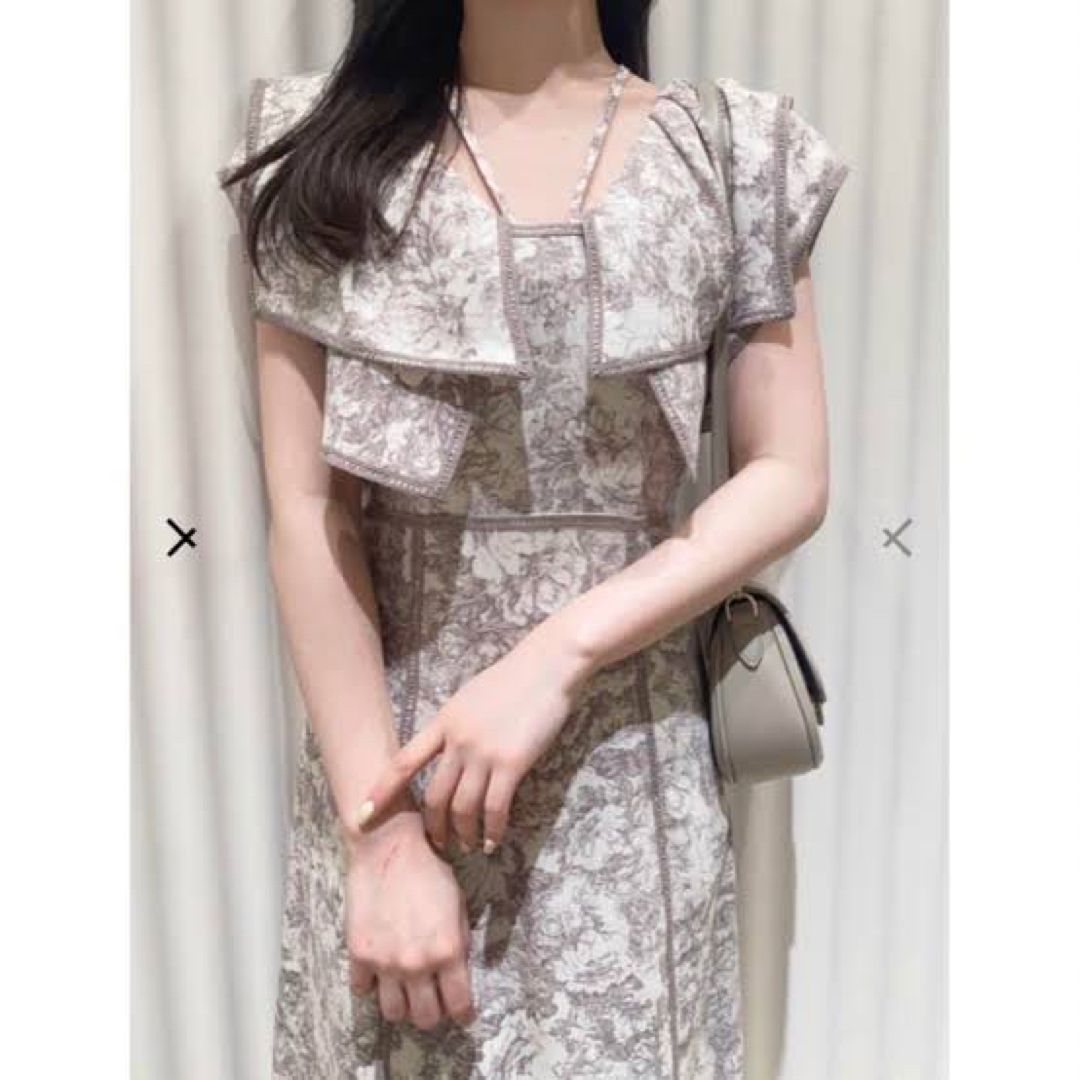 SNIDEL - snidel ラッフルカラーワンピースの通販 by S SNIDEL - snidel ラッフルカラーワンピースの通販 by S
