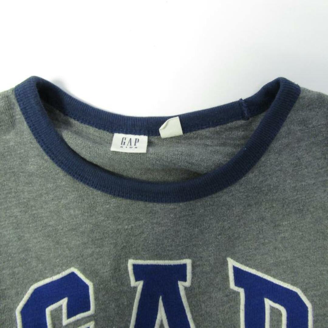 GAP ギャップ 長袖Ｔシャツ ロゴ コットン トップス キッズ 男の子用 130サイズ グレー系 GAPの通販 by  ブランドリユースショップ「KBNET」｜ギャップならラクマ