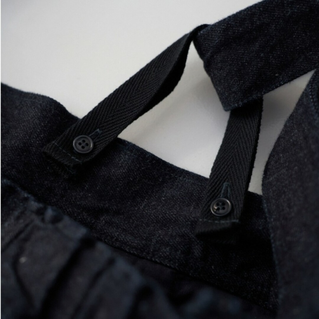 nest Robe - nest Robe UpcycleLino デニムサスペンダーパンツの nest Robe - nest Robe UpcycleLino デニムサスペンダーパンツの