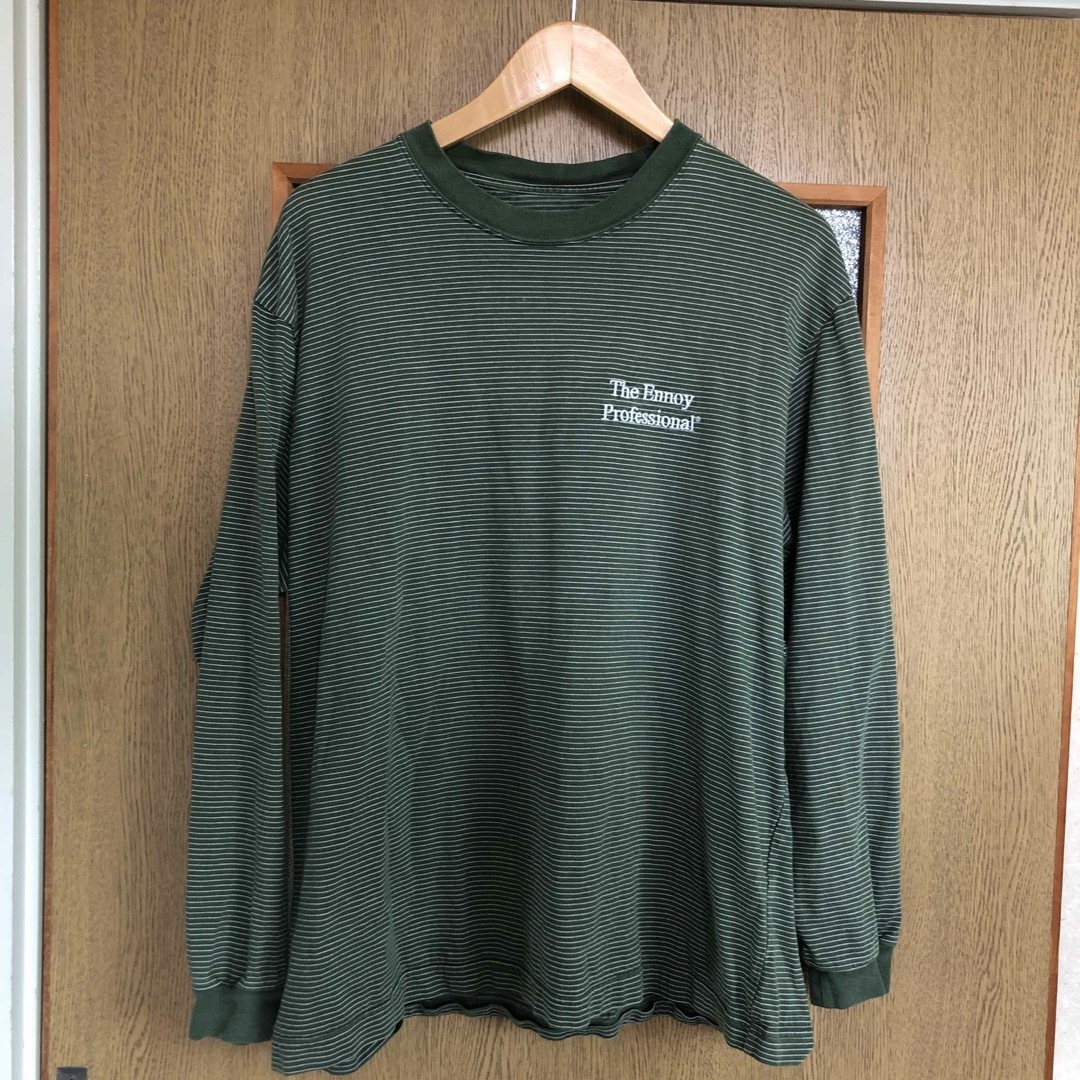 ENNOY エンノイ Border LS Tee ロンT グリーン M トップス ENNOY エンノイ Border LS Tee ロンT グリーン M トップス
