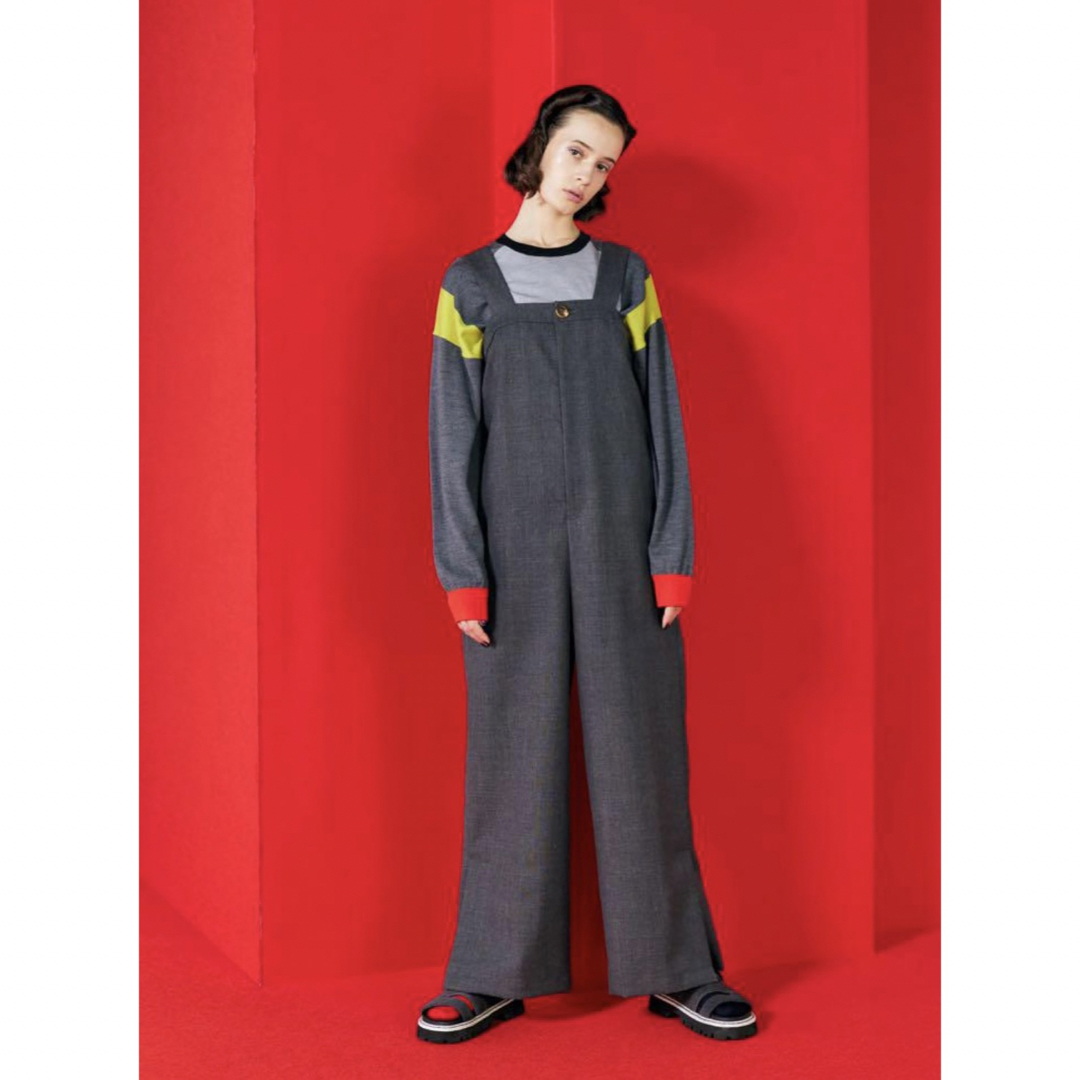 ENFOLD - ENFOLD エンフォルド WIDE-OVERALLS ワイド ENFOLD - ENFOLD エンフォルド WIDE-OVERALLS ワイド