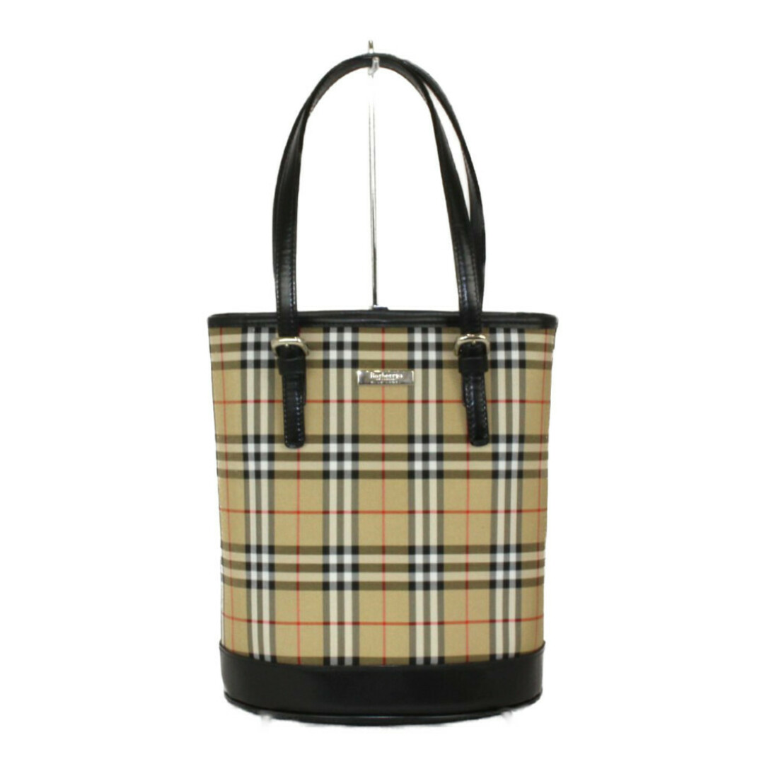 BURBERRYバーバリーブルーレーベルバケツ型トートバッグノバチェック 美品 BURBERRYバーバリーブルーレーベルバケツ型トートバッグノバチェック 美品