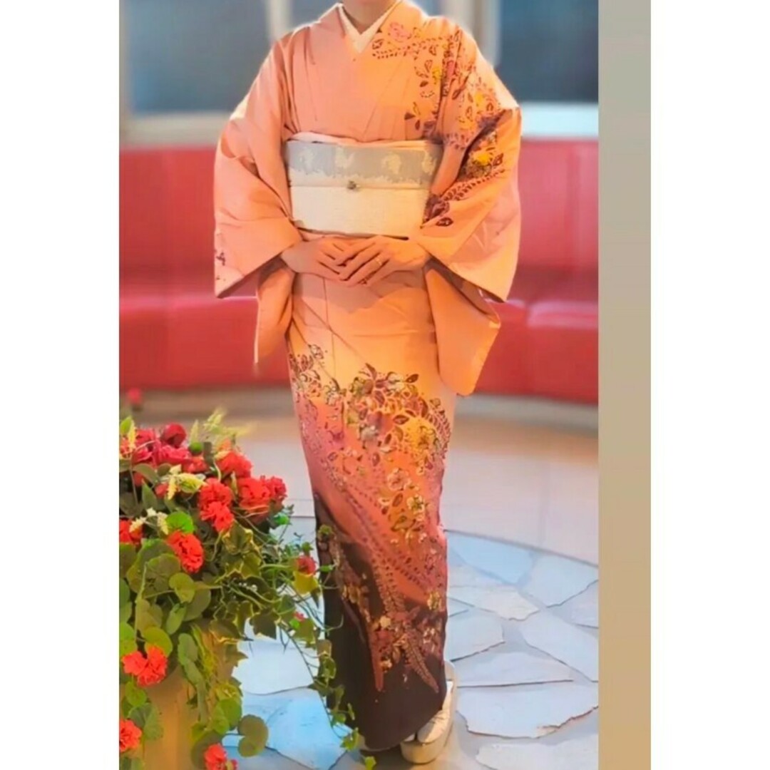 辻が花訪問着 辻が花訪問着