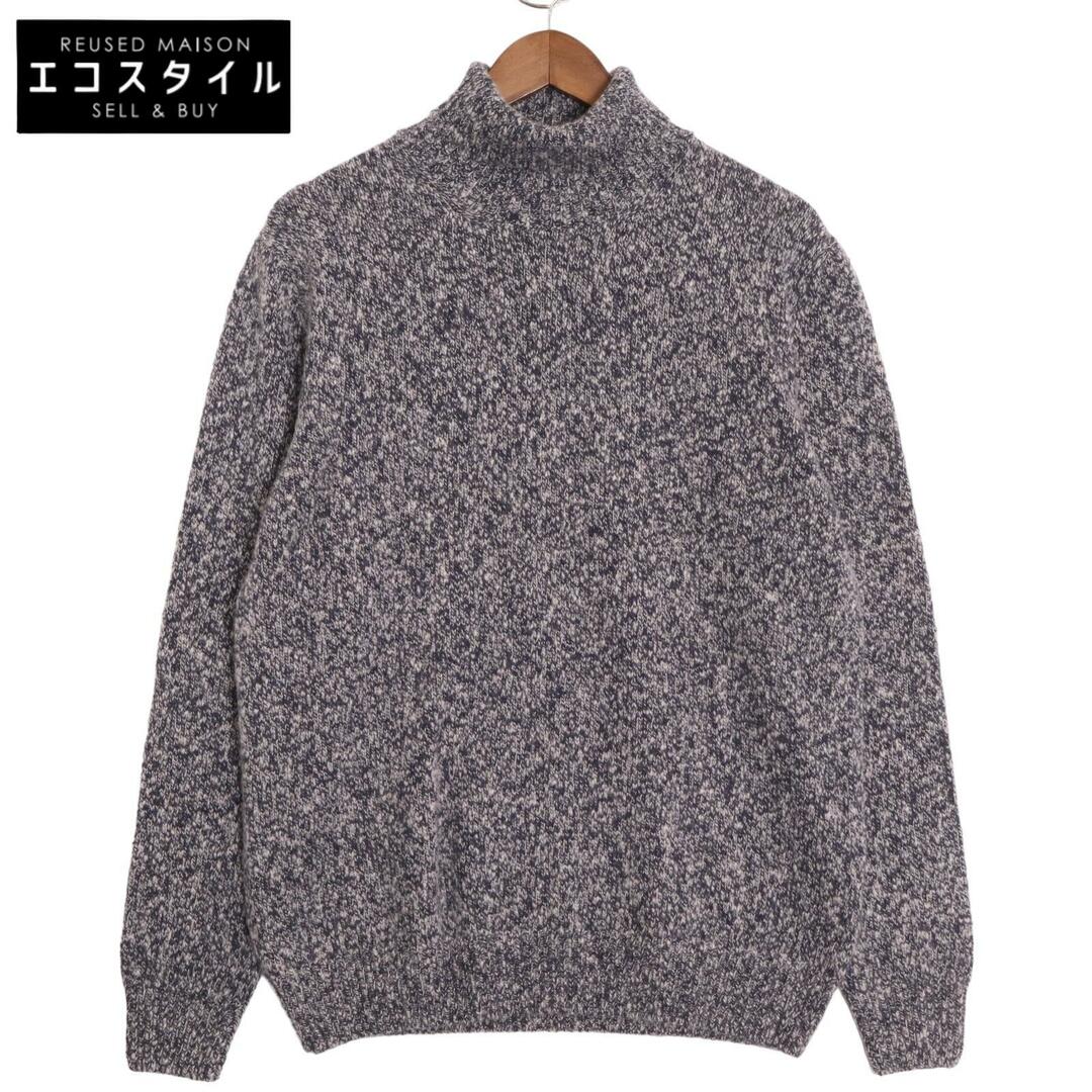 Cruciani - クルチアーニ 20FW-U43 ブルー カシミヤ100 タートルネックニット 50 Cruciani - クルチアーニ 20FW-U43 ブルー カシミヤ100 タートルネックニット 50