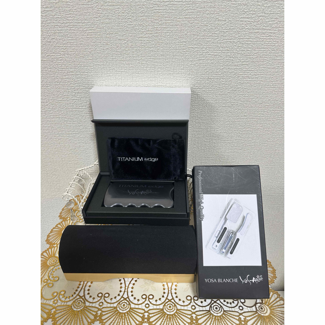 ♡ヨサYOSAチタニウムエッジ♡チタンボルスター付♡正規品 美品 ♡ヨサYOSAチタニウムエッジ♡チタンボルスター付♡正規品 美品