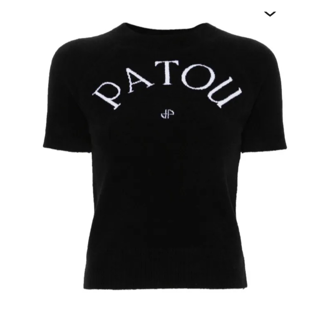 Patou ロゴジャカード ニットトップ Patou ロゴジャカード ニットトップ