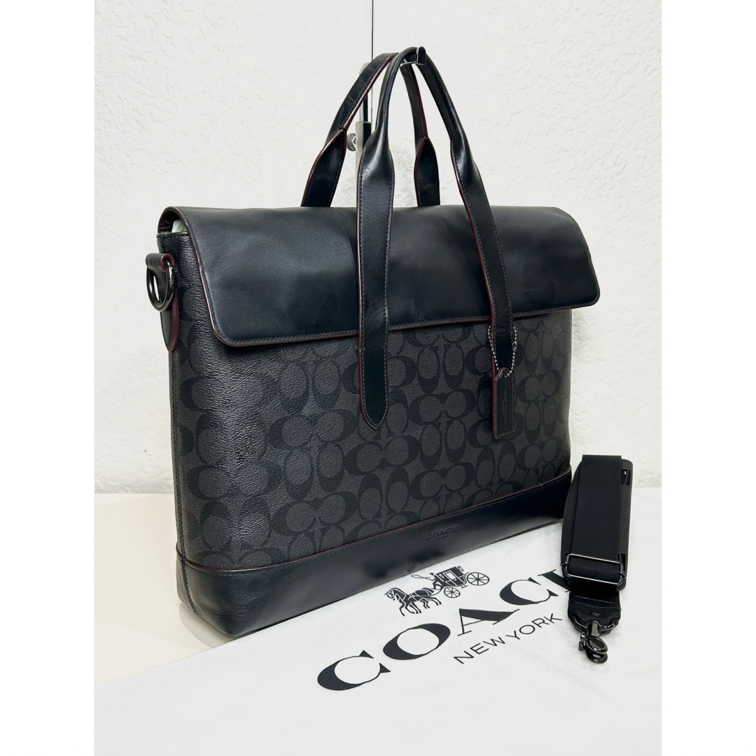 COACH - ✅【良品】コーチ メンテ済み　ビジネス　2way　レザー　バッグ　本革　440