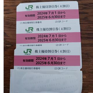 最新　JR東日本旅客鉄道　株主優待券　3枚(その他)