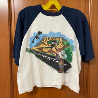 80's ALABAMA アラバマ バンド ロック ツアー　Tシャツ　半袖(Tシャツ(半袖/袖なし))
