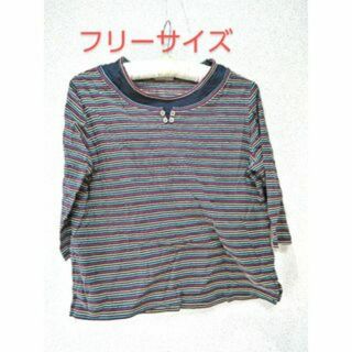 1589x【春夏コーデ】punga 古着 Tシャツ カットソー レディース(カットソー(半袖/袖なし))