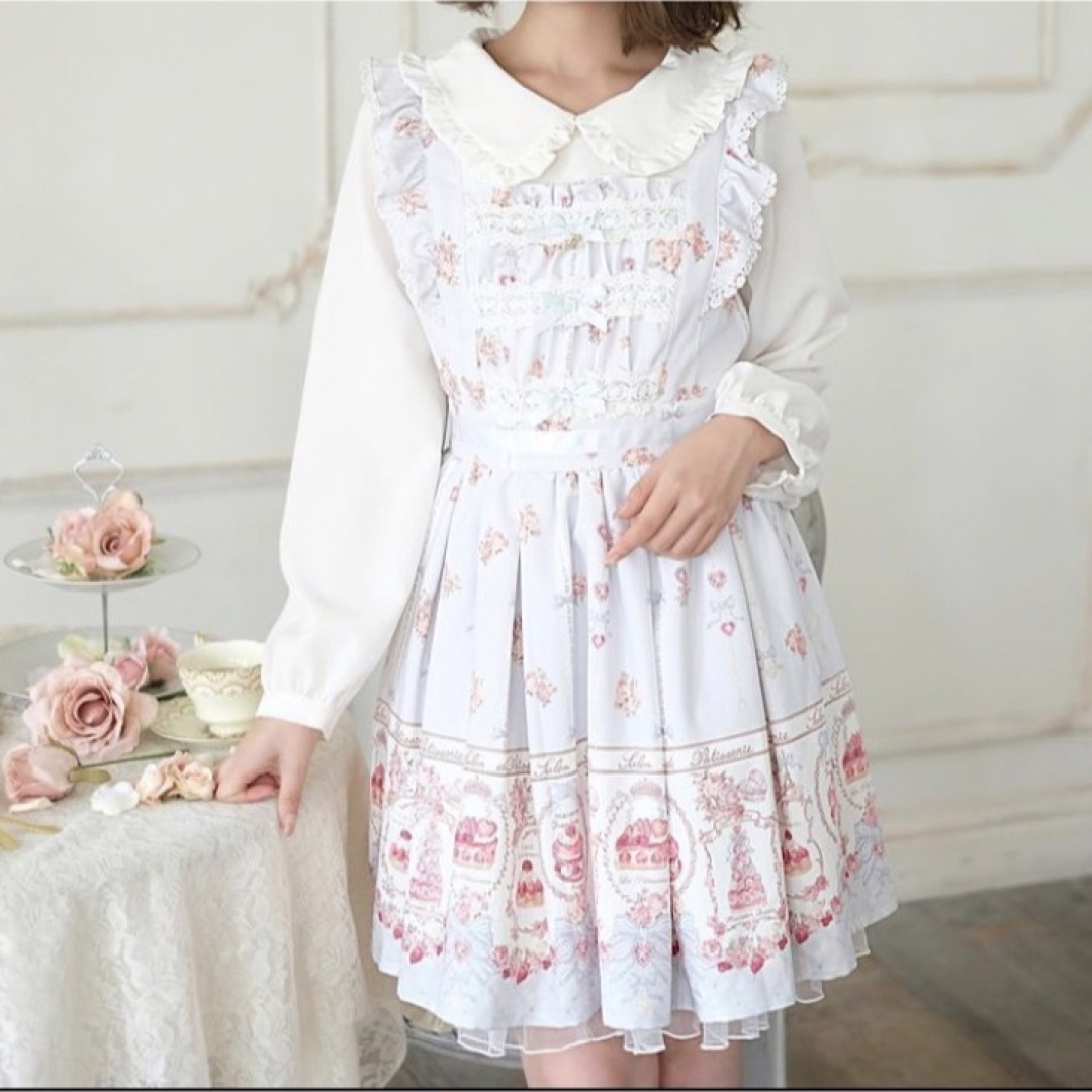 LIZLISA Salon de Patisserieワンピースブルー LIZLISA Salon de Patisserieワンピースブルー