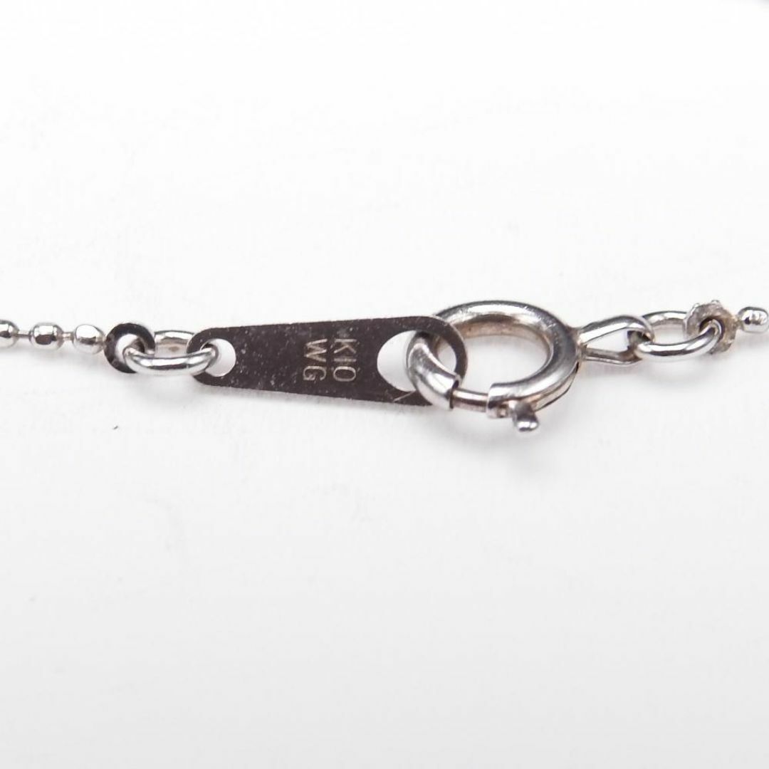 K10WG ダイヤモンドFD0.05ct ペンダントネックレス レディース K10WG ダイヤモンドFD0.05ct ペンダントネックレス レディース