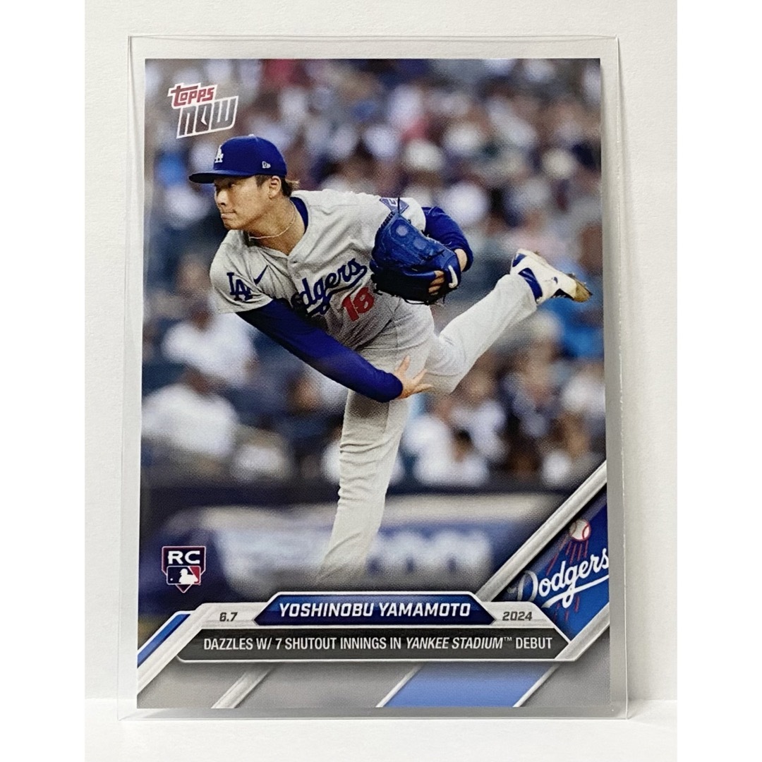 山本由伸 直筆Topps Stadium わか Club 2024 ドジャース RC 売買 山本由伸 直筆Topps Stadium わか Club 2024 ドジャース RC 売買