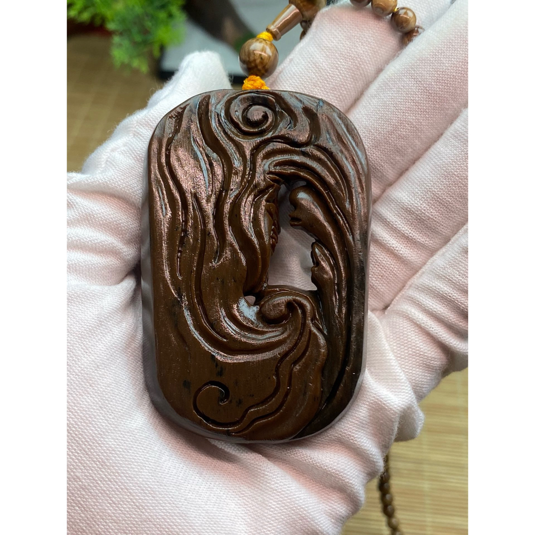 天然マンモス牙美しい手作り彫刻 仏を祈って道を尋ね ネックレス 天然マンモス牙美しい手作り彫刻 仏を祈って道を尋ね ネックレス