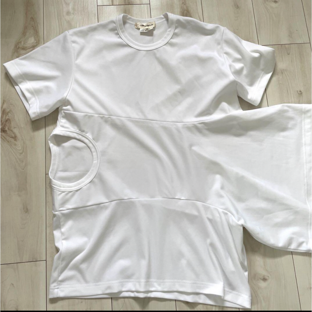 コムデギャルソン 2023SS 変形Tシャツ ポリエステル コムデギャルソン 2023SS 変形Tシャツ ポリエステル