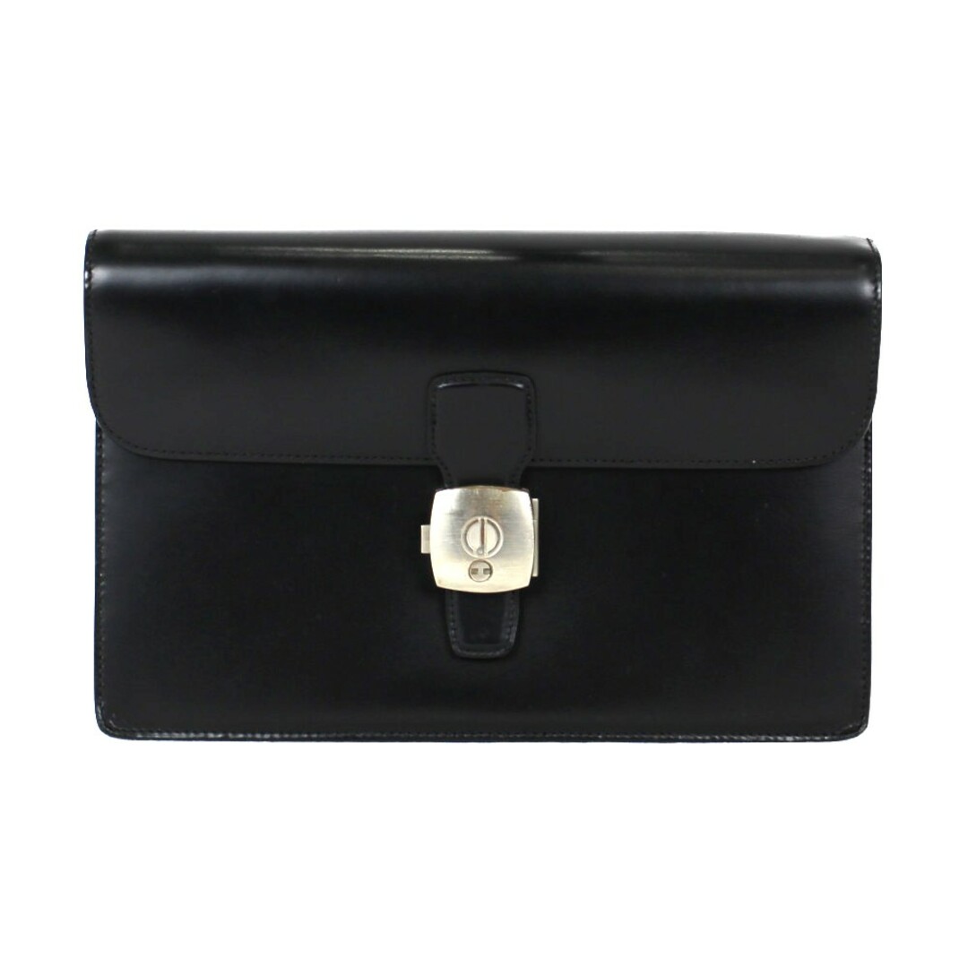 Dunhill - dunhill ダンヒル セカンドバッグ ブラック レザー Dunhill - dunhill ダンヒル セカンドバッグ ブラック レザー