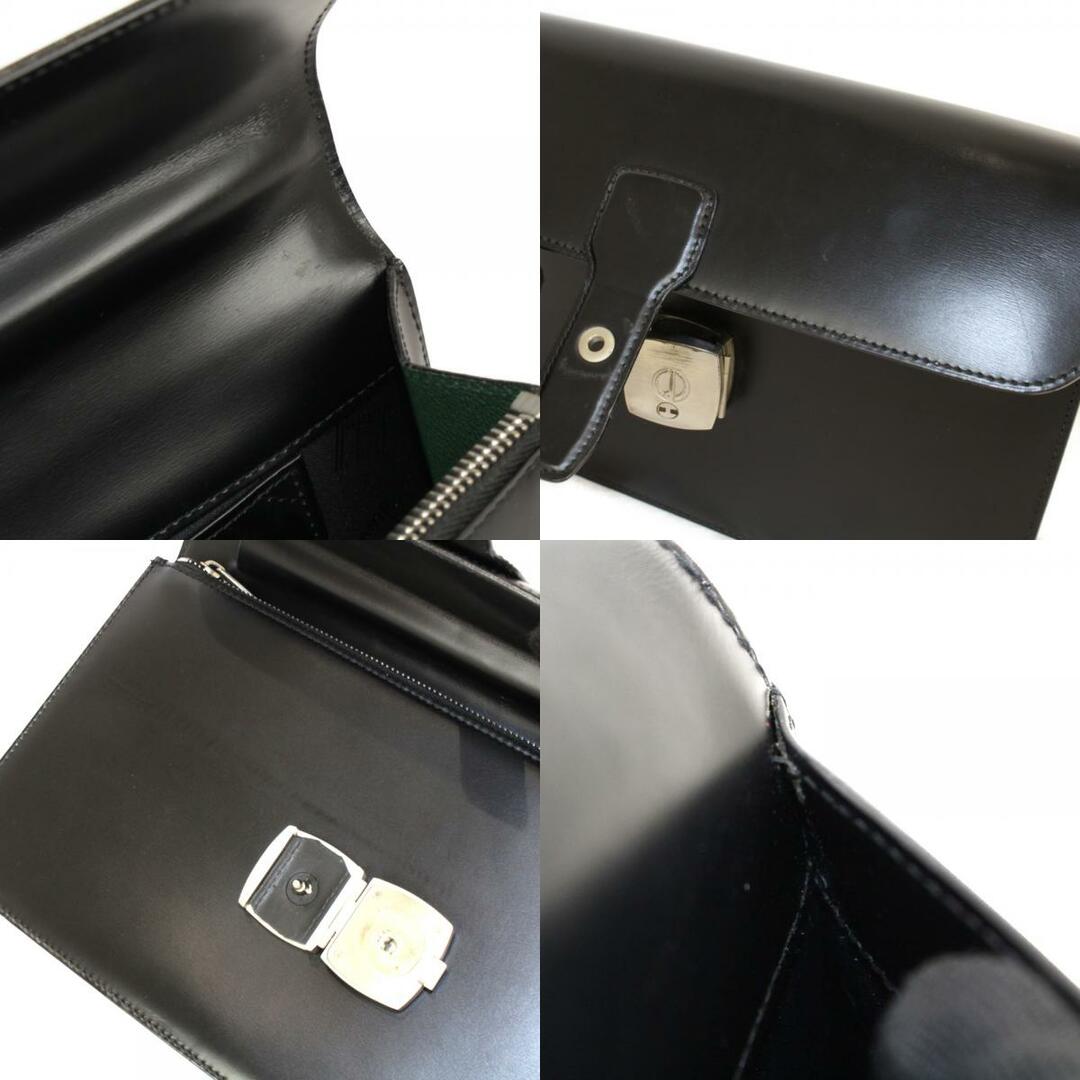 Dunhill - dunhill ダンヒル セカンドバッグ ブラック レザー Dunhill - dunhill ダンヒル セカンドバッグ ブラック レザー