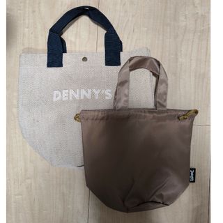 新品送料込！デニーズオリジナルトート 保冷バッグ付ロゴのアップリケが可愛いで(トートバッグ)