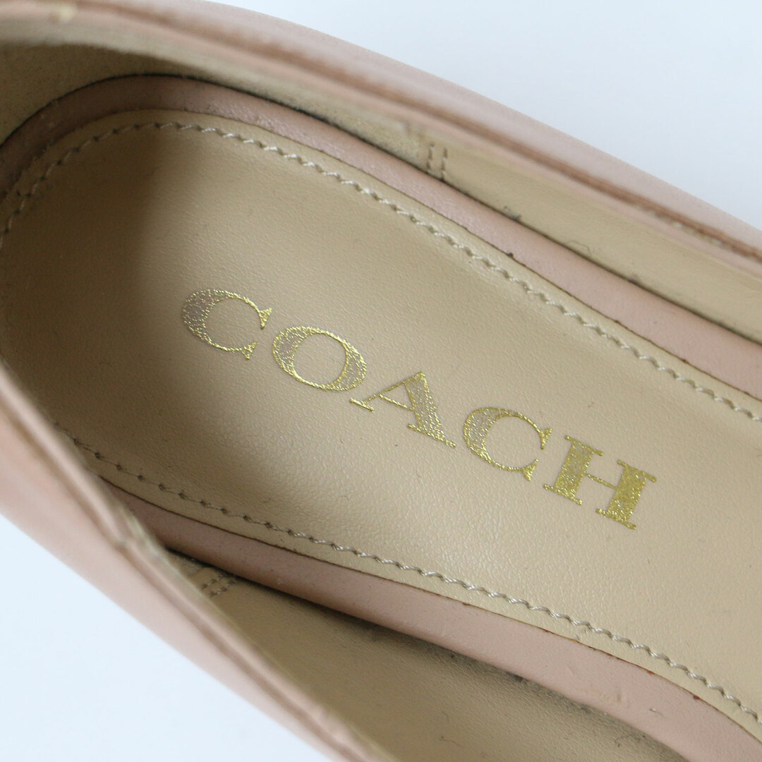 COACH - COACH コーチ ピンクベージュ サイズ:36(23.0cm) ミドル COACH - COACH コーチ ピンクベージュ サイズ:36(23.0cm) ミドル