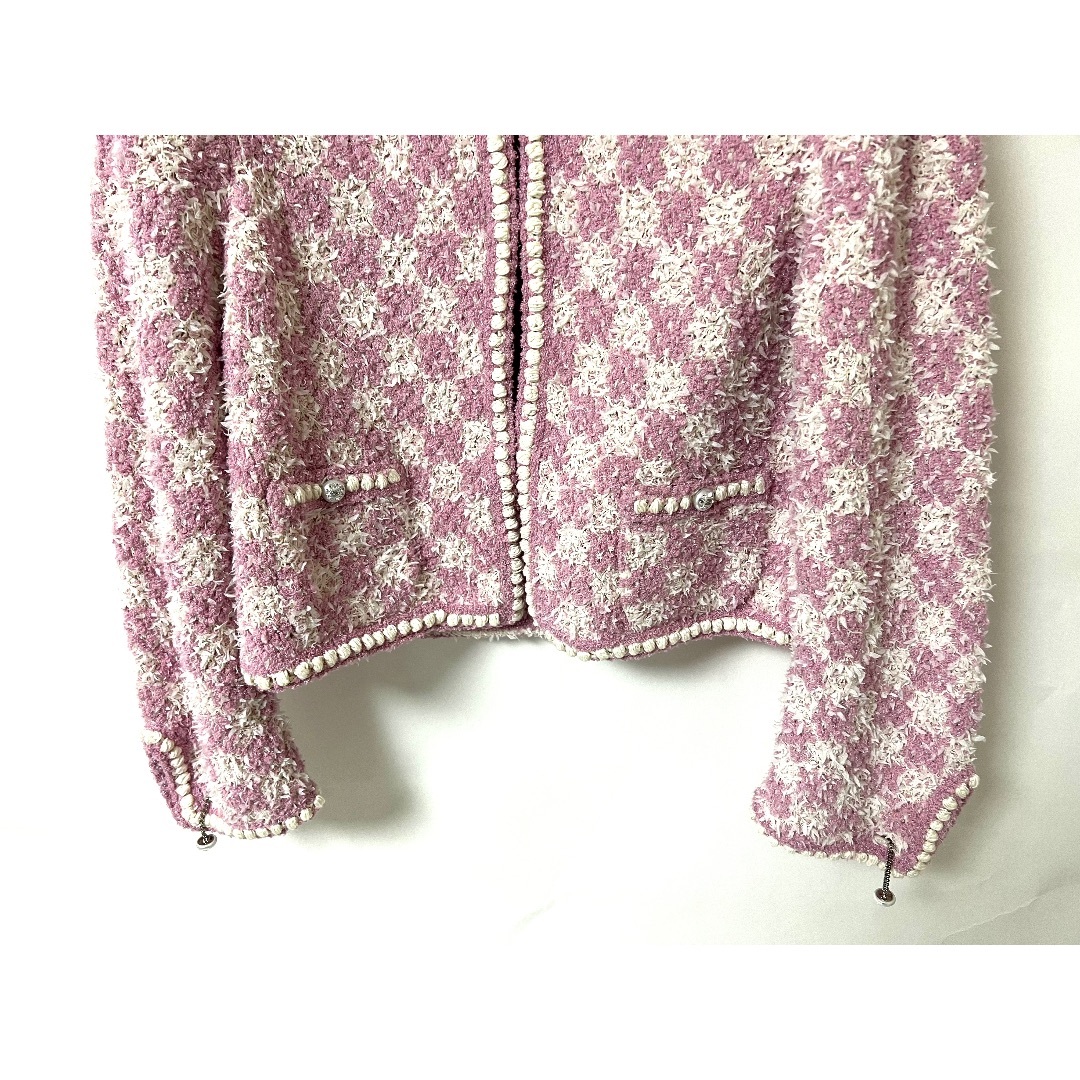 『1年保証』 CHANEL - CHANEL シャネル レディース ノーカラー ジャケット ノーカラージャケット