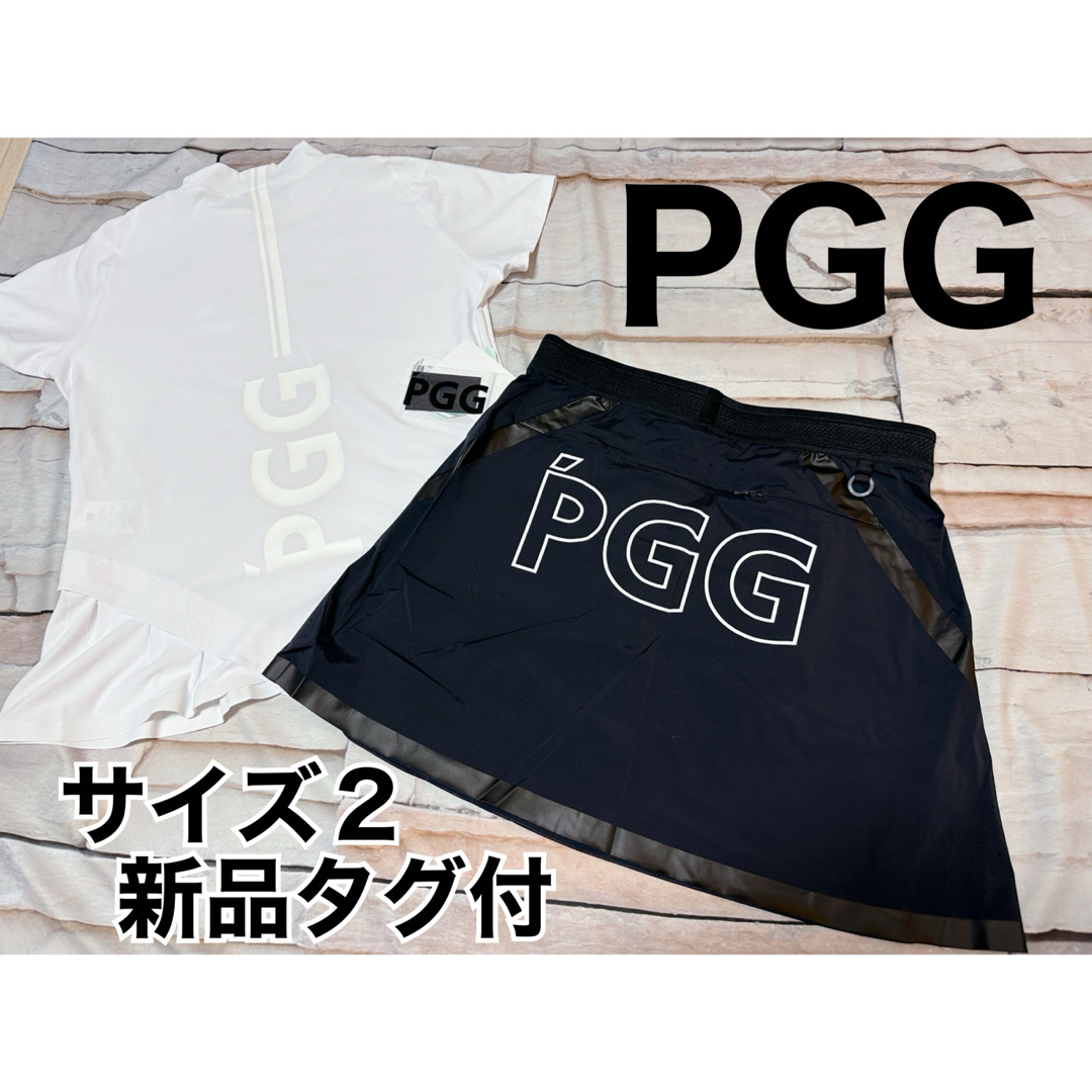 PEARLY GATES - パーリーゲイツ PGG スカート 新品 サイズ2 春 PEARLY GATES - パーリーゲイツ PGG スカート 新品 サイズ2 春