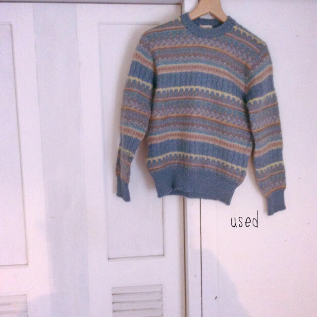 Santa Monica(サンタモニカ)のused shop gara knit レディースのトップス(ニット/セーター)の商品写真