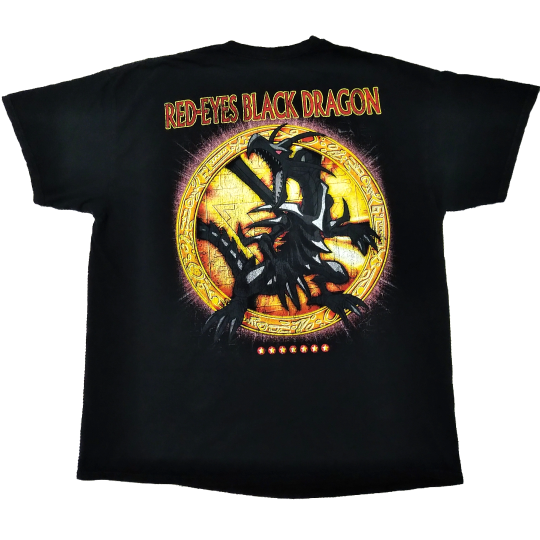 遊戯王　Tシャツ　2XL　黒　城之内　レッドアイズ　アニメT　遊☆戯☆王 * 遊戯王 城之内 Lサイズ程度 アニメTシャツ 黒 | Pay ID