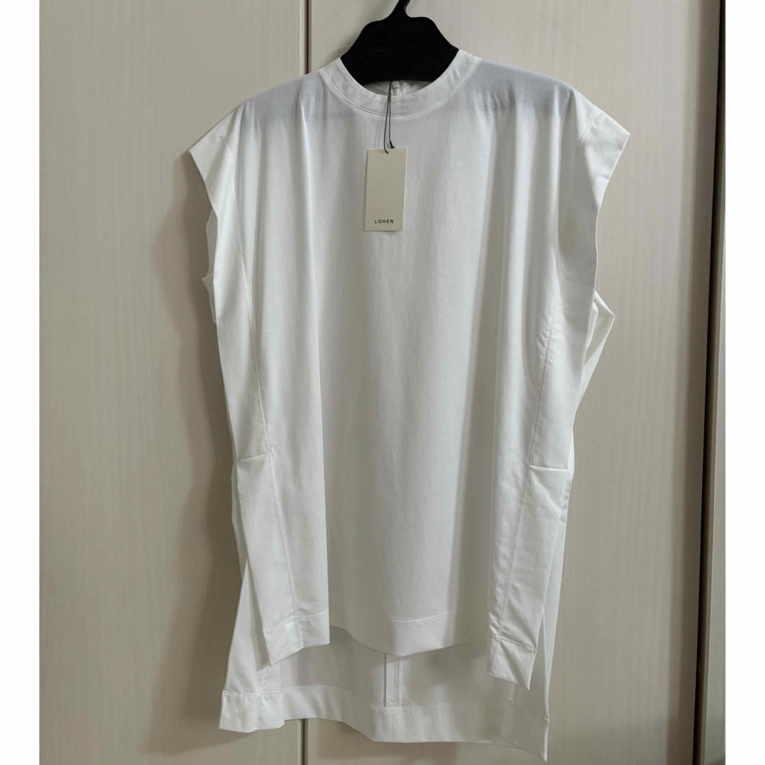 サイドスリットクルーネックカットソー lohen トップス サイドスリットクルーネックカットソー lohen トップス