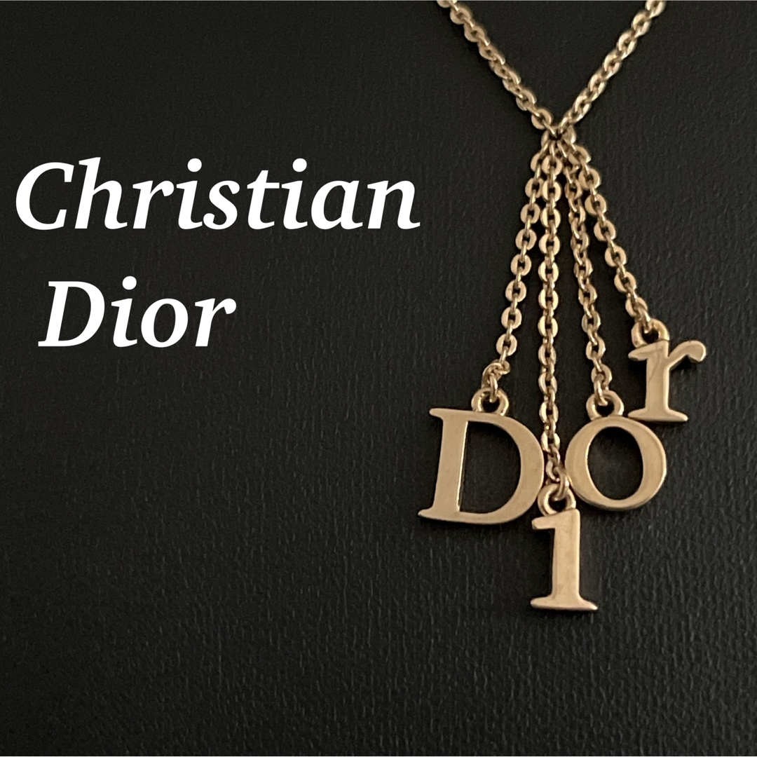 クリスチャンディオール Dior ネックレス 4連 ディオールロゴ クリスチャンディオール Dior ネックレス 4連 ディオールロゴ