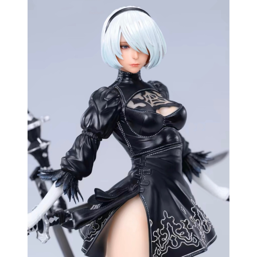 送料無料 通販 激安 ニーアオートマタ 2B 樹脂フィギュア ガレージキット Cタイプの その他
